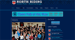 Desktop Screenshot of northridingbrewpub.com